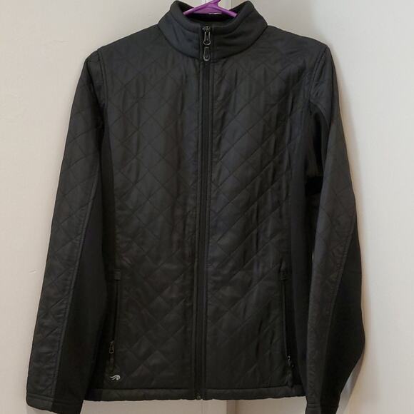 Nwt Ideology black Jacket Soft Shell Full Zip MEDIUM - Picture 1 of 7